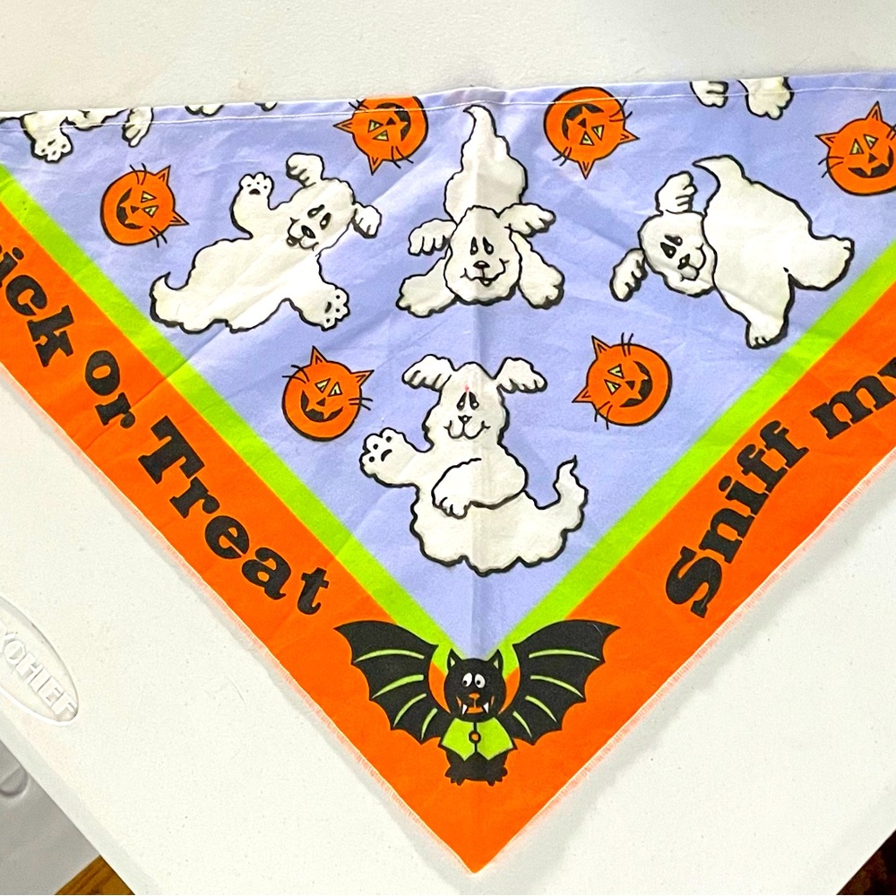 Halloween Dog Bandana, L/XL